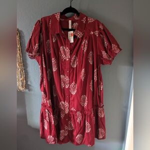 BNWT Torrid Belle Isle Shirt Dress Sz 1 (14-16)